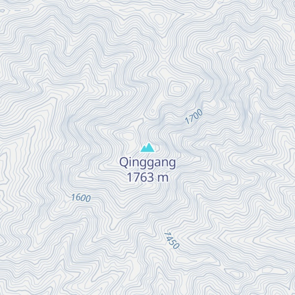 Map of Qinggang