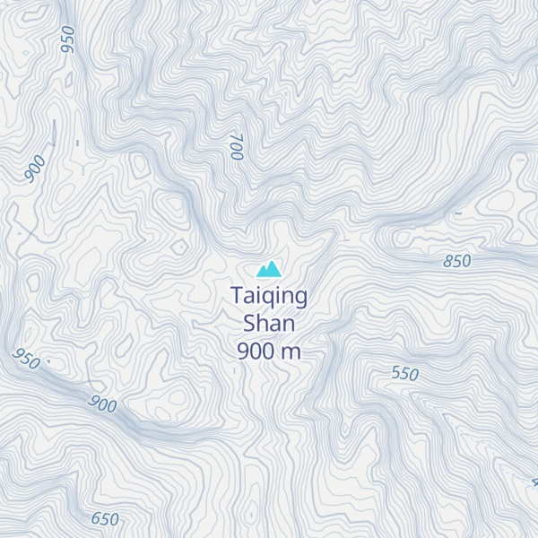 Map of Taiqing Shan
