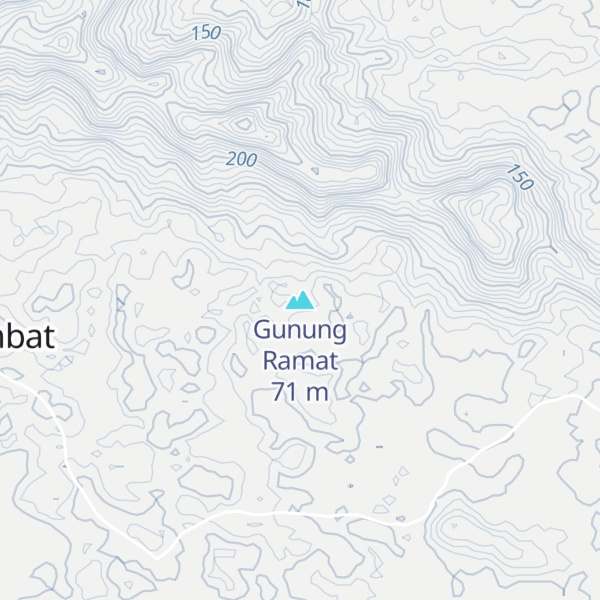 Map of Gunung Ramat