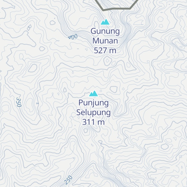 Map of Punjung Selupung