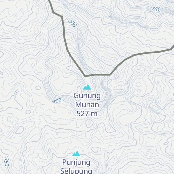 Map of Gunung Munan