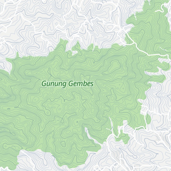 Map of Gunung Gembes