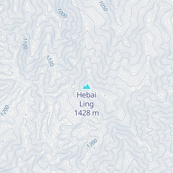 Map of Hebai Ling