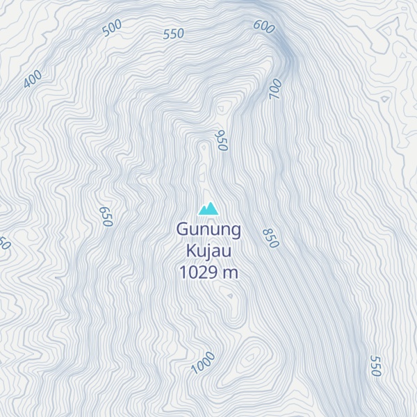 Map of Gunung Kujau