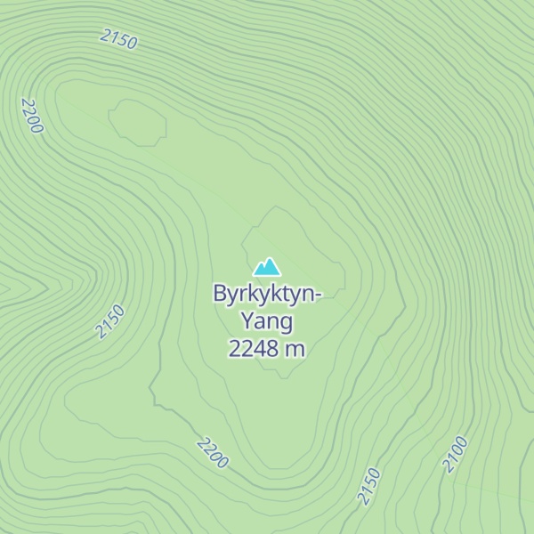 Map of Byrkyktyn-Yang