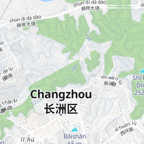 Map of Shī Wò Shān