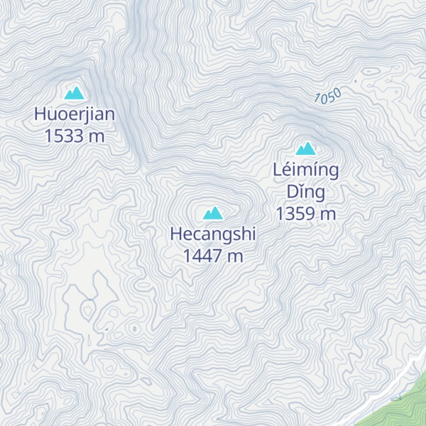 Map of Hecangshi