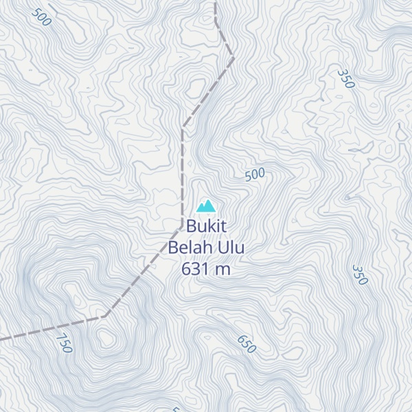 Map of Bukit Belah Ulu