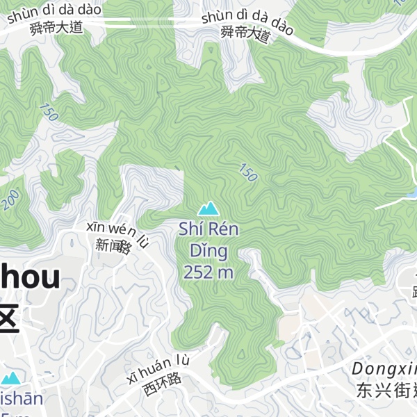 Map of Shí Rén Dǐng