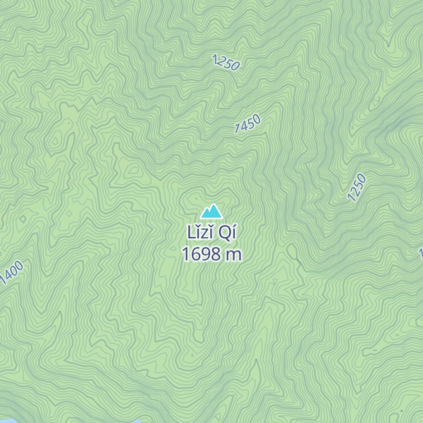 Map of Lǐzǐ Qí