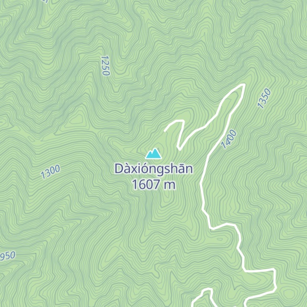 Map of Dàxióngshān