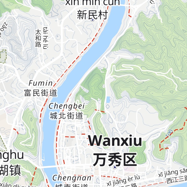Map of Zhū Tóu Lǐng