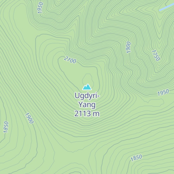 Map of Ugdyri-Yang