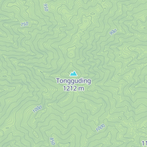 Map of Tongguding