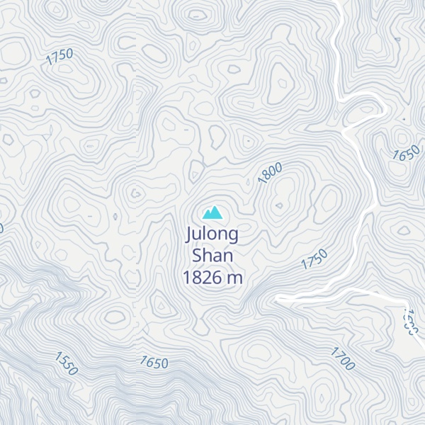 Map of Julong Shan
