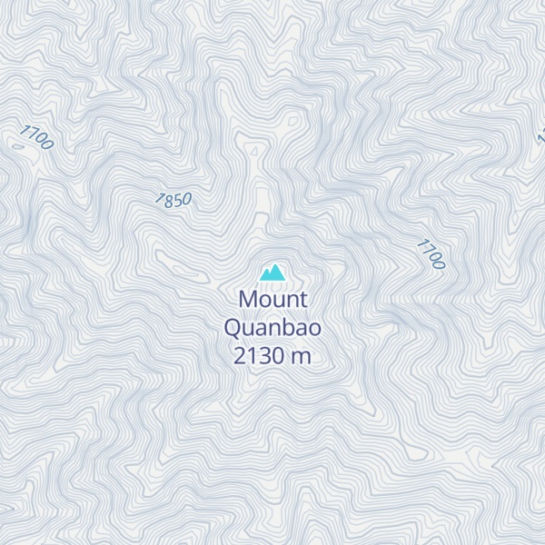 Map of Mount Quanbao