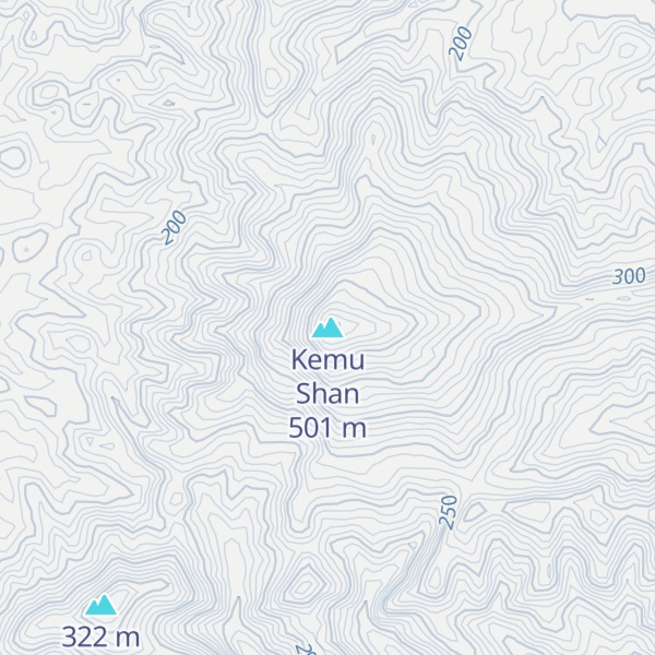 Map of Kemu Shan