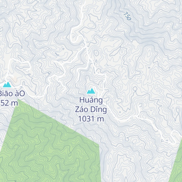 Map of Huáng Záo Dǐng