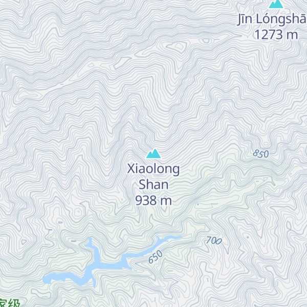 Map of Xiaolong Shan