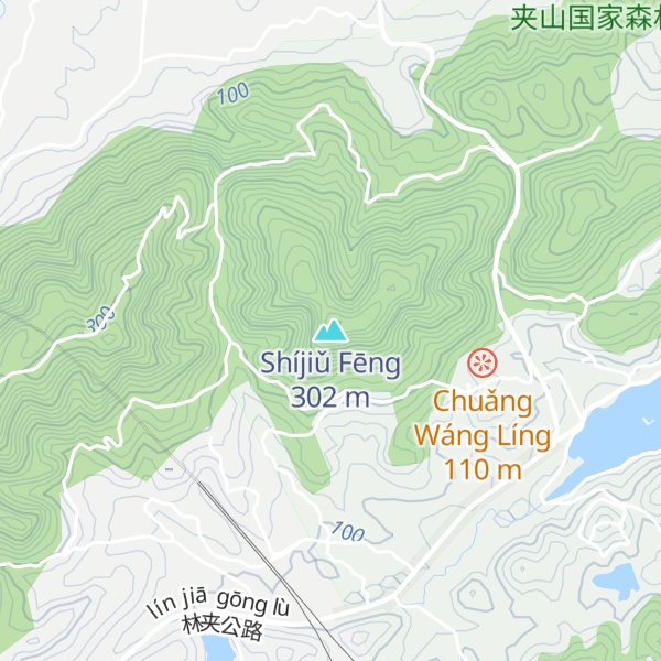 Map of Shíjiǔ Fēng