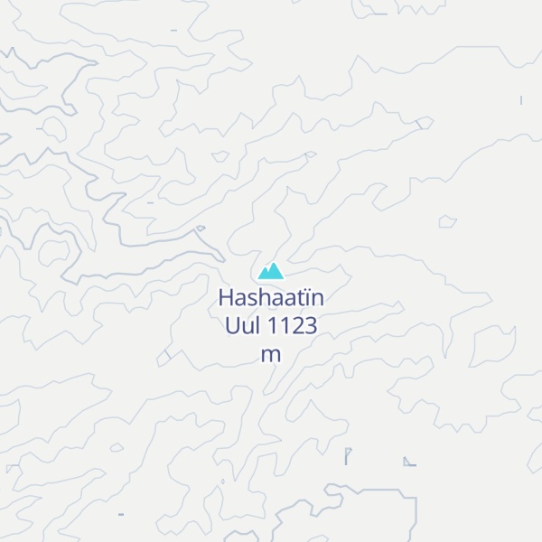 Map of Hashaatïn Uul