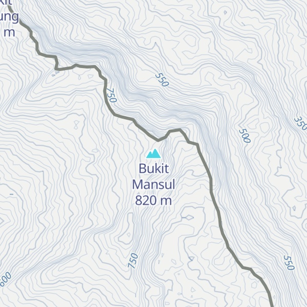 Map of Bukit Mansul