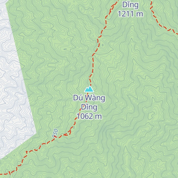Map of Dú Wàng Dǐng