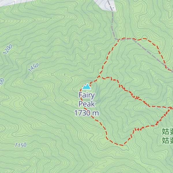Map of Fairy Peak