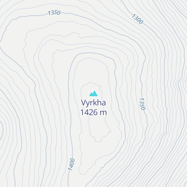Map of Vyrkha