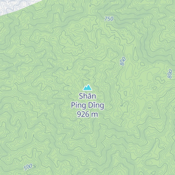 Map of Shān Píng Dǐng