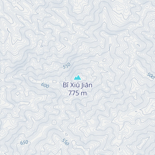 Map of Bǐ Xiū Jiān