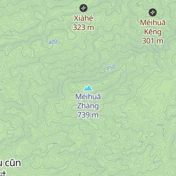 Map of Méihuā Zhàng