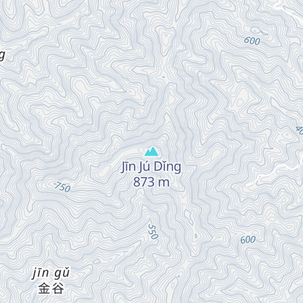 Map of Jīn Jú Dǐng