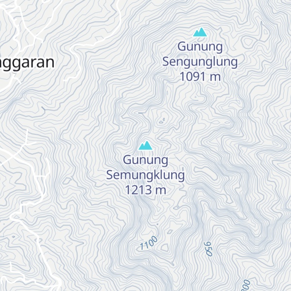Map of Gunung Semungklung
