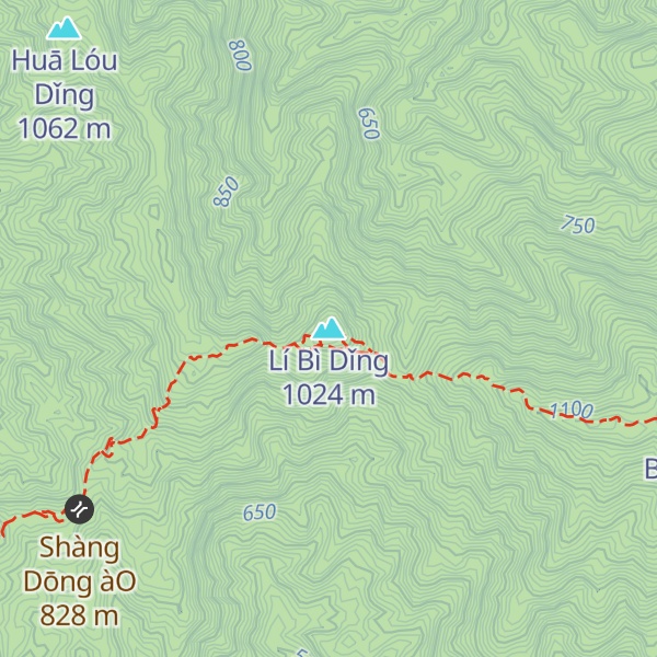 Map of Lí Bì Dǐng