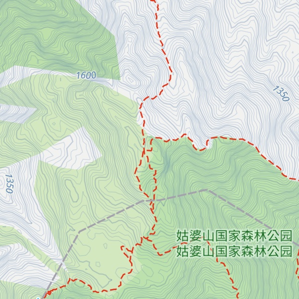Map of Tiantang Peak