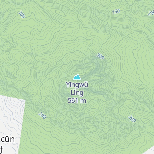Map of Yīngwǔ Lǐng