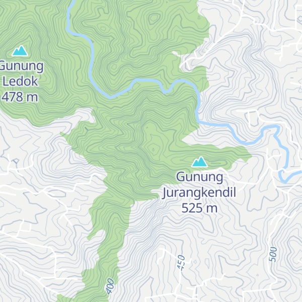 Map of Gunung Gombak