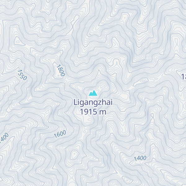 Map of Ligangzhai