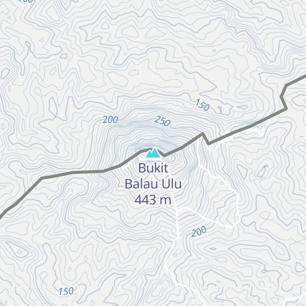 Map of Bukit Balau Ulu