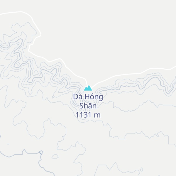 Map of Dà Hóng Shān