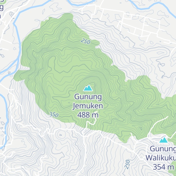 Map of Gunung Jemuken