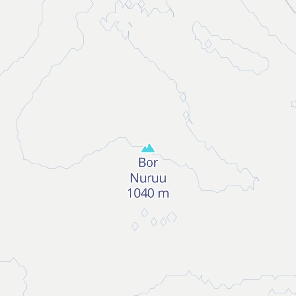 Map of Bor Nuruu