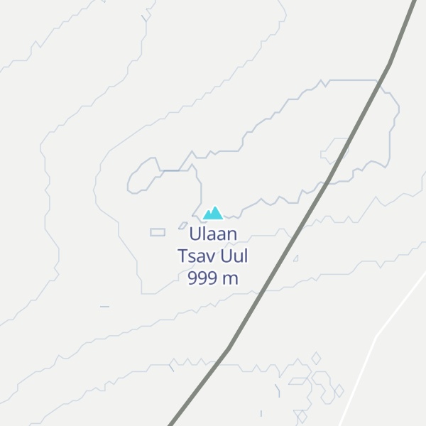 Map of Ulaan Tsav Uul