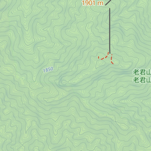 Map of Laojun Shan