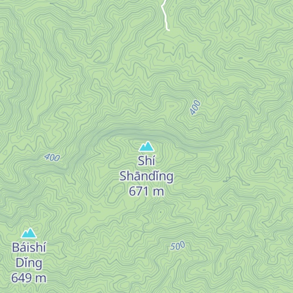 Map of Shí Shāndǐng