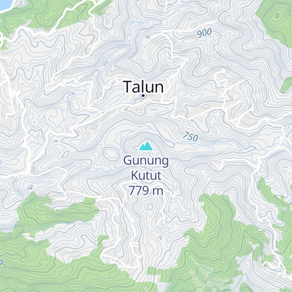 Map of Gunung Kutut