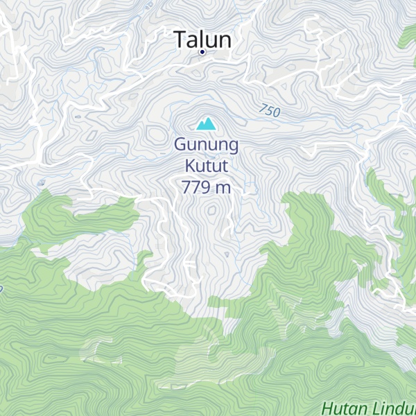 Map of Gunung Bunder