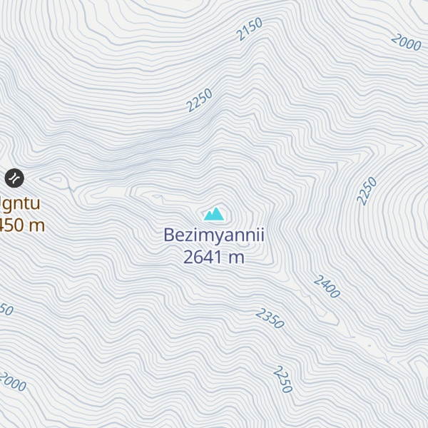 Map of Bezimyannii