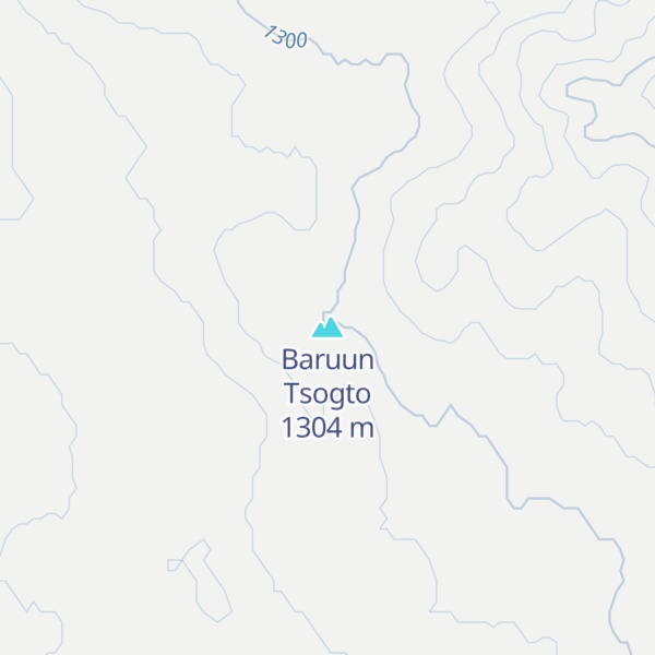 Map of Baruun Tsogto